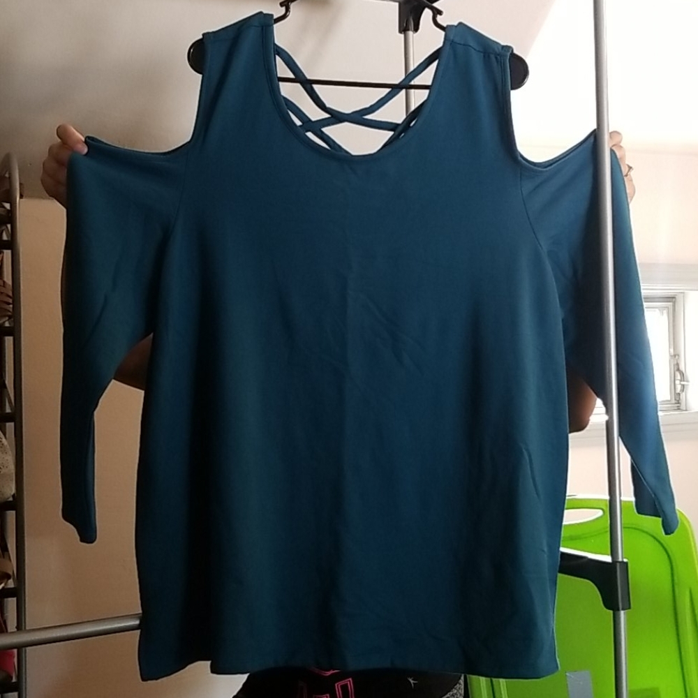 Lane Bryant long sleeve blouse